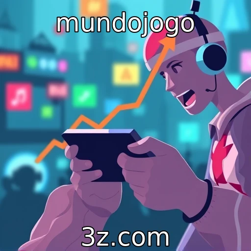 Crescimento do mercado de jogos em dispositivos móveis